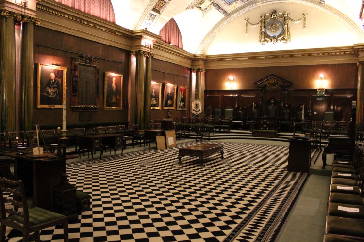 The Holmes Lodge Room, Freemasons' Hall, Leicester