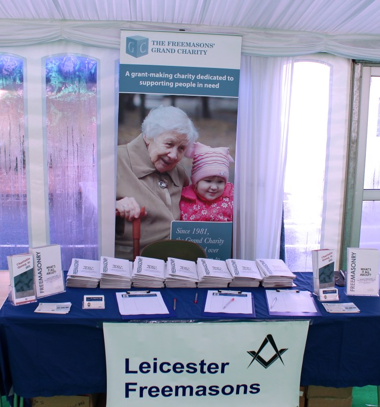 Our stand at Fresh Fair, University of Leicester