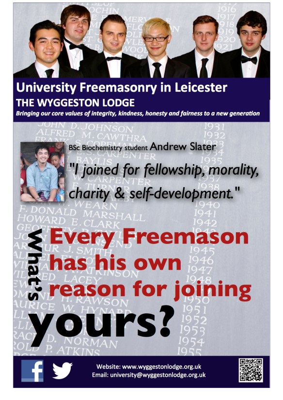 BSc Biochemistry student Andrew Slater - 'I joined for fellowship, morality, charity & self-development'