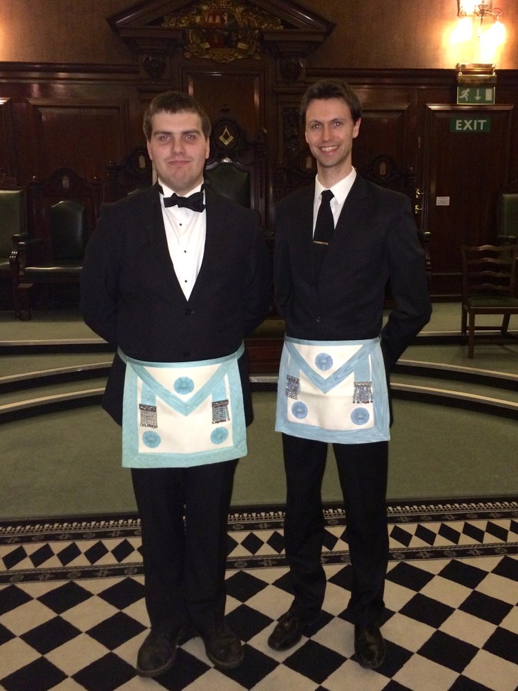 Bros Clarke & Kent on becoming Master Masons