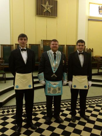 The Master of Wyvern Lodge with our Fellowcrafts