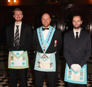 The Master with our International visitors from Italy and Canada.