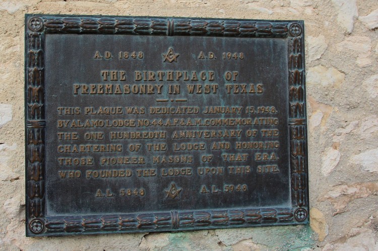 Consecration of the Alamo Lodge No.44