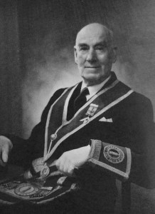 John Harrison Jnr - The 15th Master of the Wyggeston Lodge No.3448 in 1924