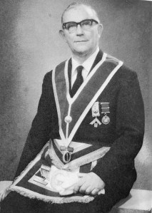 George Henry Moore – The 52nd Master of the Wyggeston Lodge No.3448 in 1961