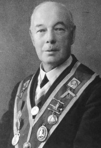 John David Johnson – The third Master of the Wyggeston Lodge No.3448 in 1912